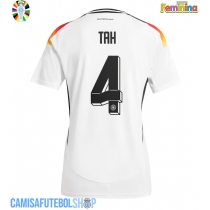 Camisa de time de futebol Alemanha Jonathan Tah #4 Replicas 1º Equipamento Feminina Europeu 2024 Manga Curta